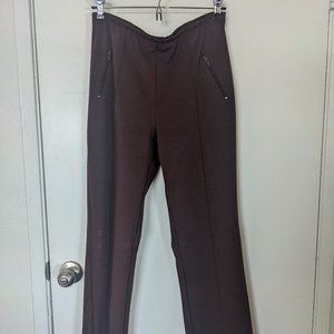 vintage brown casual flared pants